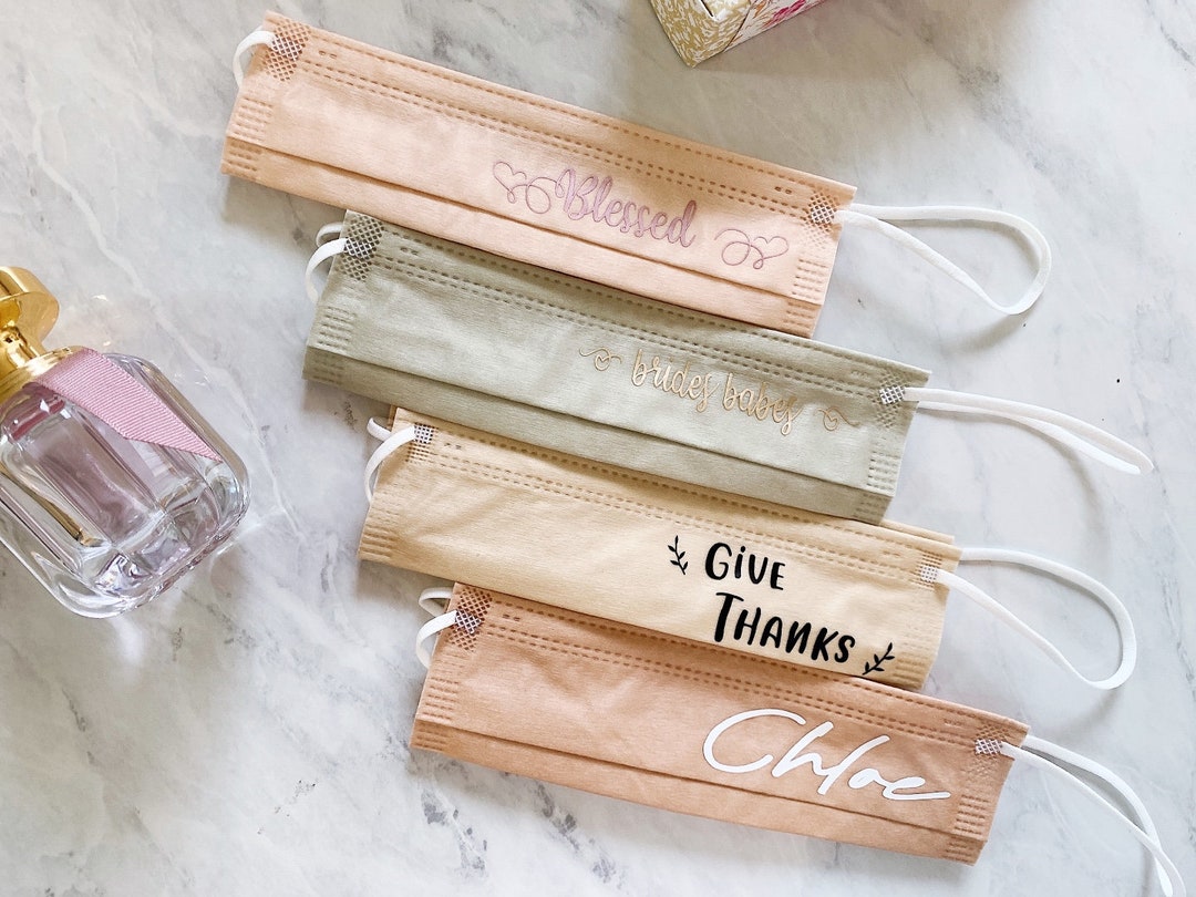 10 Masks Baby Shower Mask Wedding Guest Mask Birthday Etsy