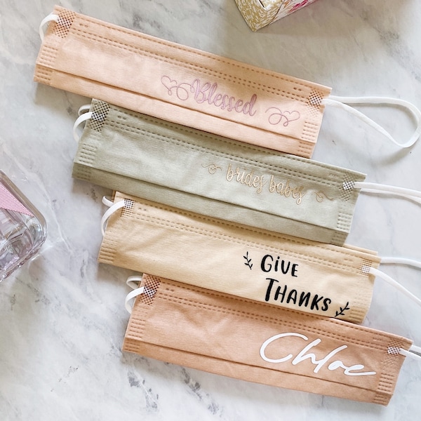 Baby Shower Mask Etsy