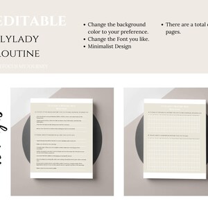 Editable Flyladys Routine : Before-bed Routine & Morning Routine - Etsy
