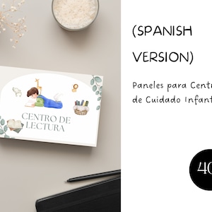 Spanish Version | DAYCARE CENTER SIGNS : Get Organized with These Printable Childcare Center Signs for Preschool and Toddler Classrooms