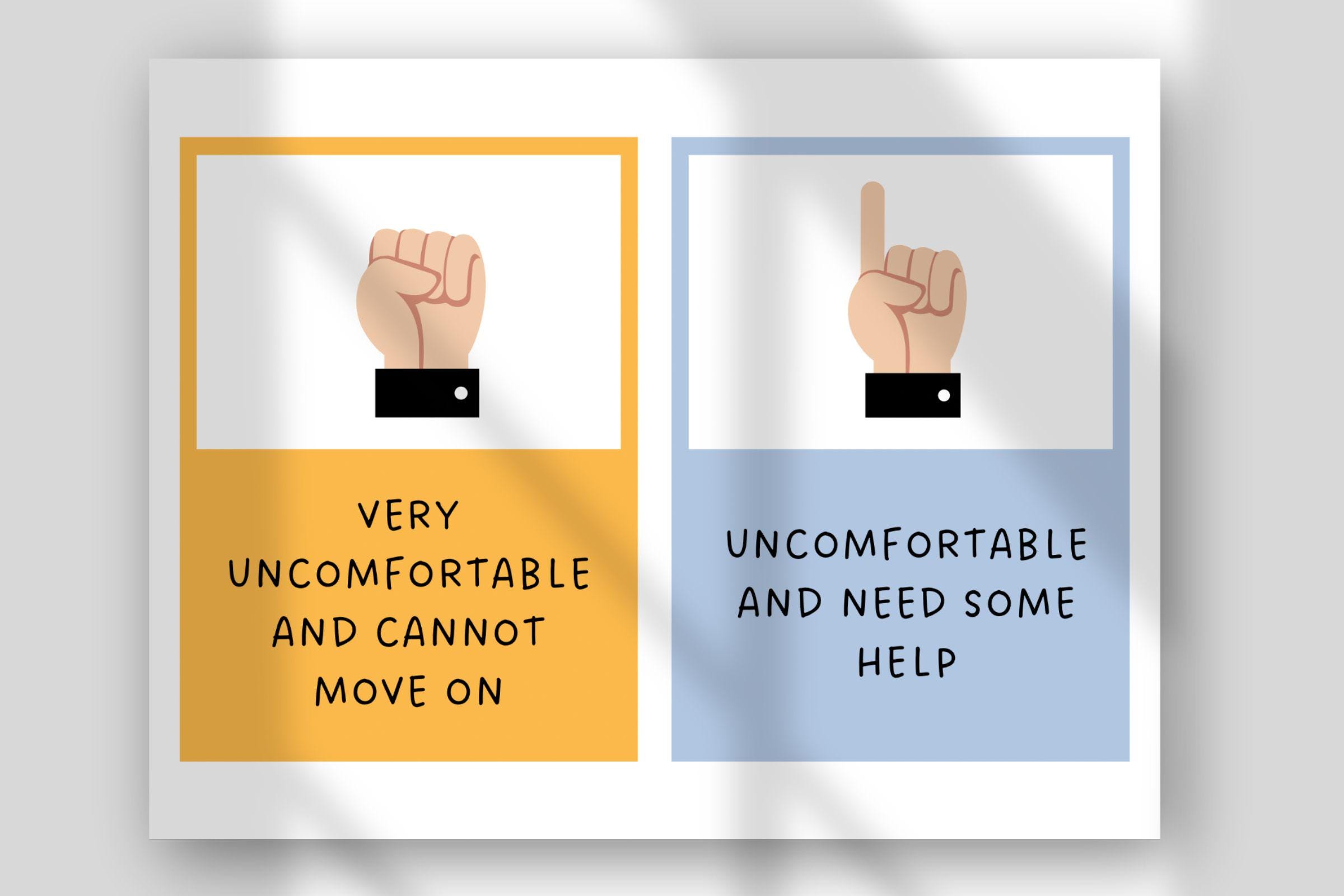 Sel Signs Hand Signal SEL Check-in Poster | Daily Emotional Check-in for Kids ...