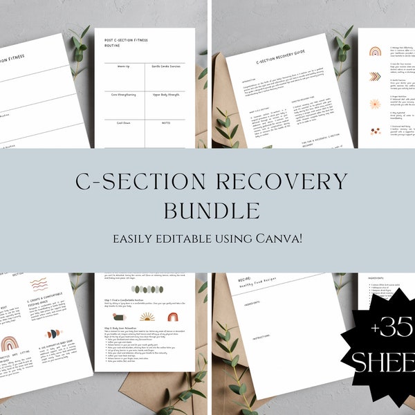 C-Section Recovery Bundle | Speedy Recovery | After Birth Care | First Time Mom