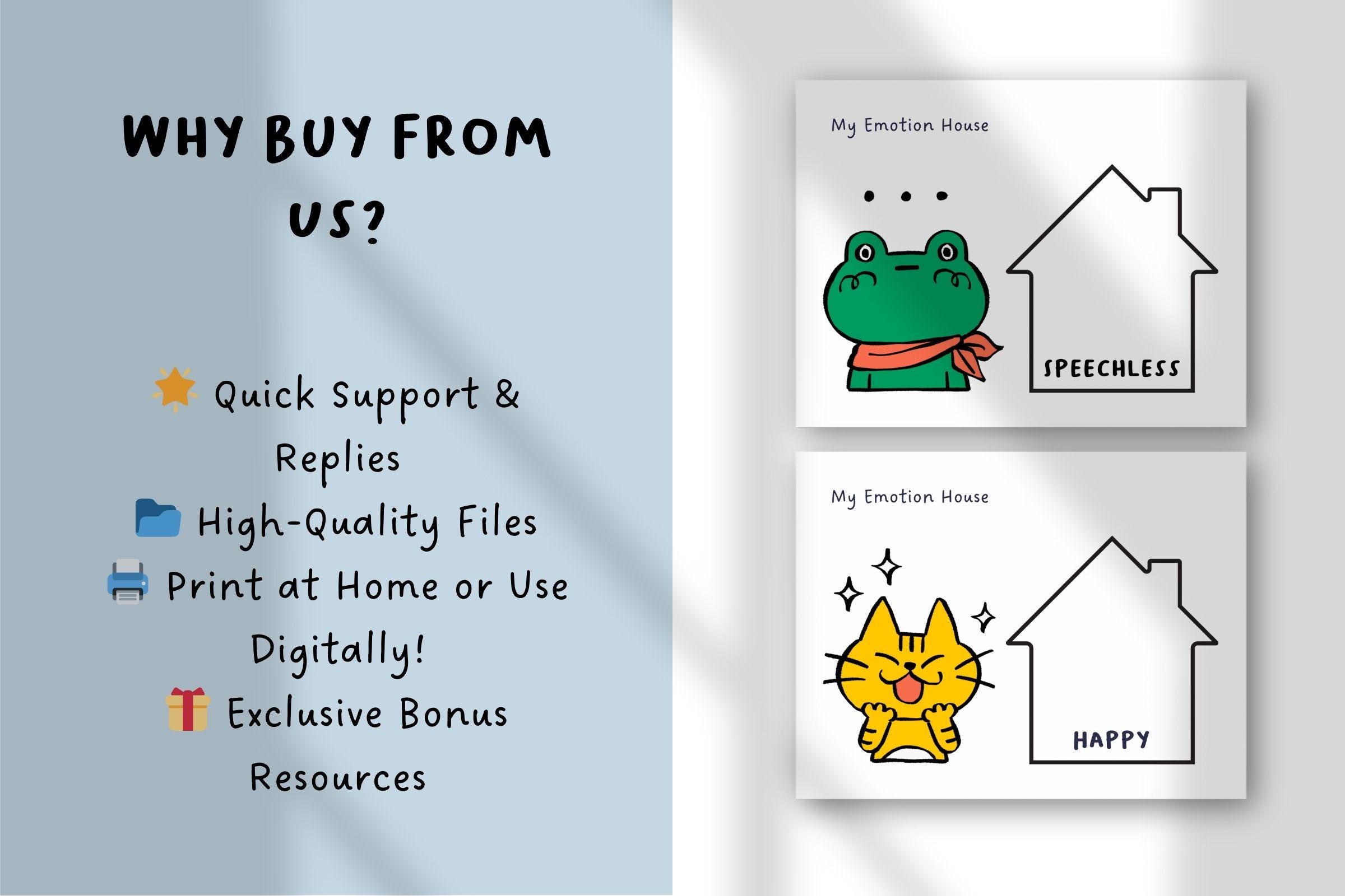 My Emotion House, Awareness Activity for Kids, SEL Multi-purpose ...