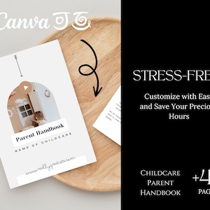 Childcare Parent Handbook Template - Edit with Canva