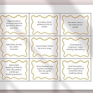 92+ Emotional & Movement Break Cards | Playful Self-Regulation Reset Cards | Activity Cards for Kids | Mindfulness SEL image 10
