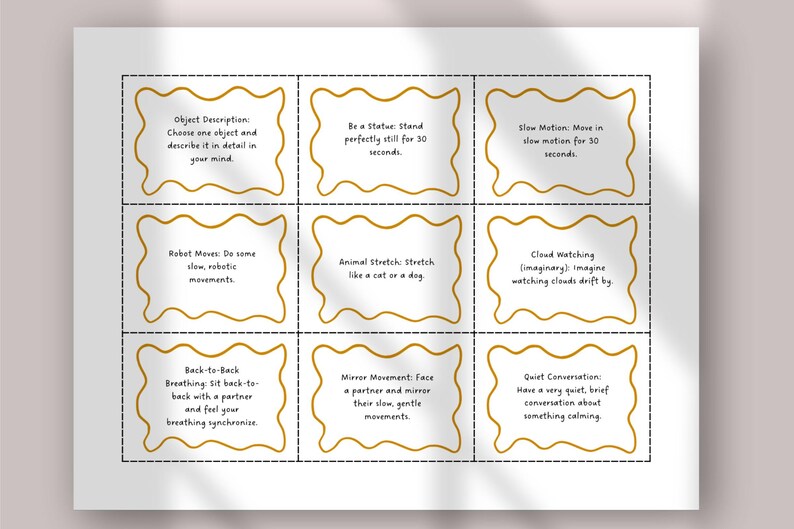 92+ Emotional & Movement Break Cards | Playful Self-Regulation Reset Cards | Activity Cards for Kids | Mindfulness SEL image 10