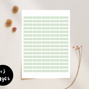 FlyLady Zones Stickers [Printable] : Available in 5 Colors