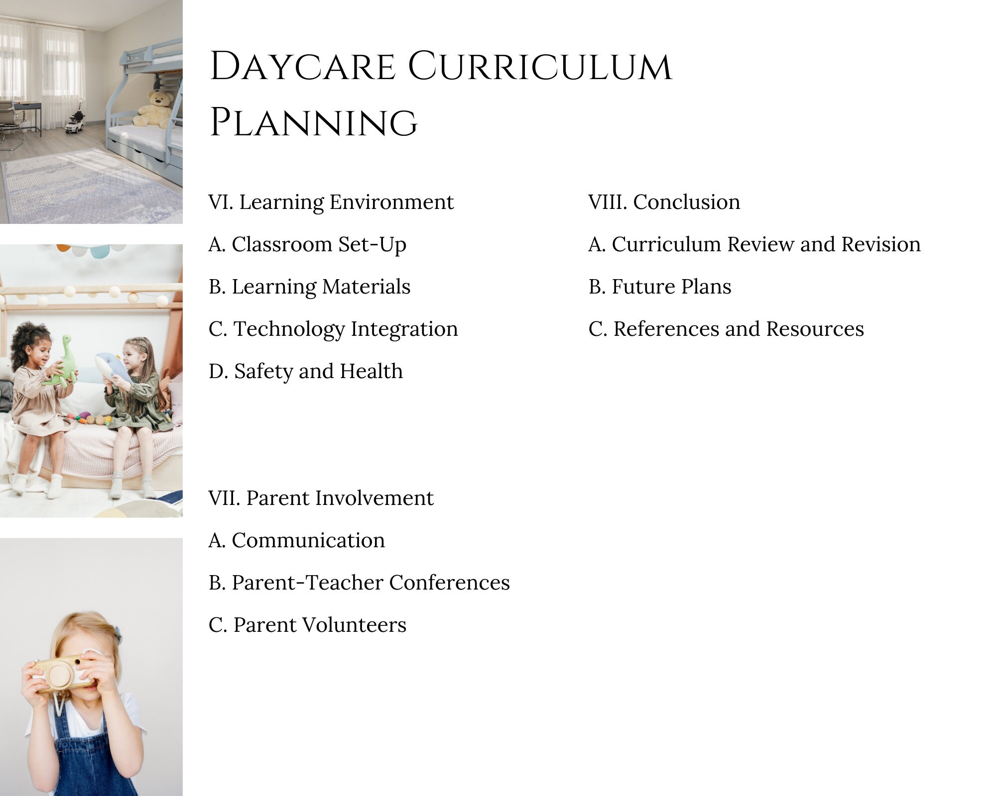 Editable Daycare Curriculum Planning Comprehensive Guide for Educators Editable Daycare Curriculum Planning Comprehensive Guide for Educators