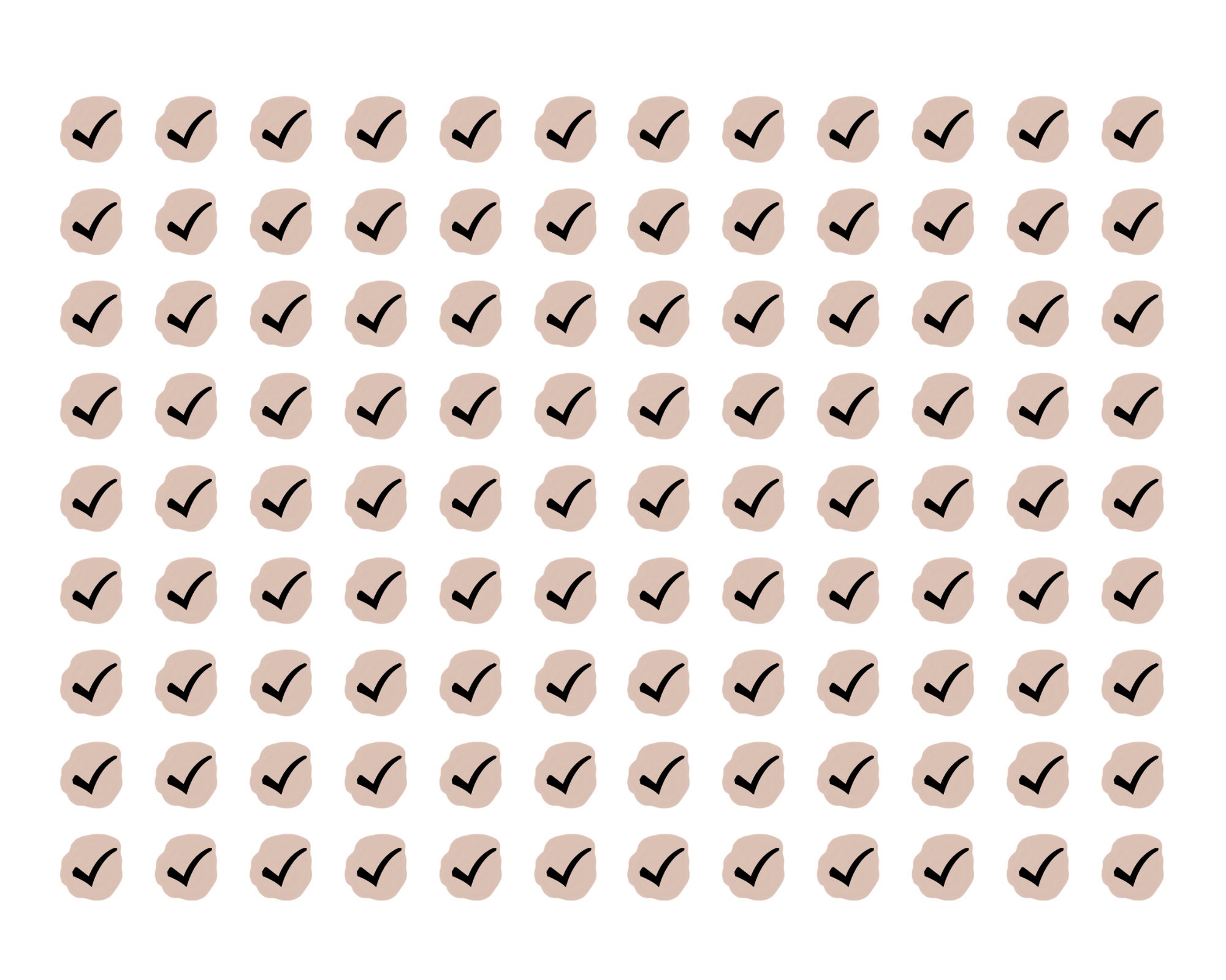 Checklist Stickers Sheet Printable - Etsy