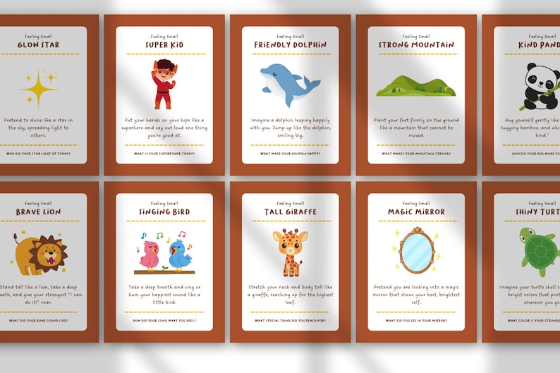 The Feelings First Aid Kit | Kids Feelings Cards, Emotional Regulation Tools, Calm Down Activities, Therapy Coping Cards for Children image 11