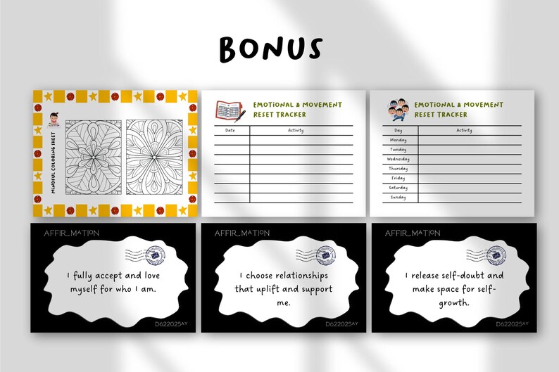 92+ Emotional & Movement Break Cards | Playful Self-Regulation Reset Cards | Activity Cards for Kids | Mindfulness SEL image 11