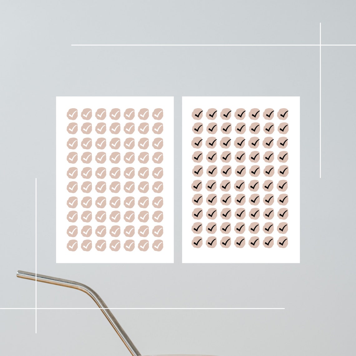 Checklist Stickers Sheet Printable - Etsy