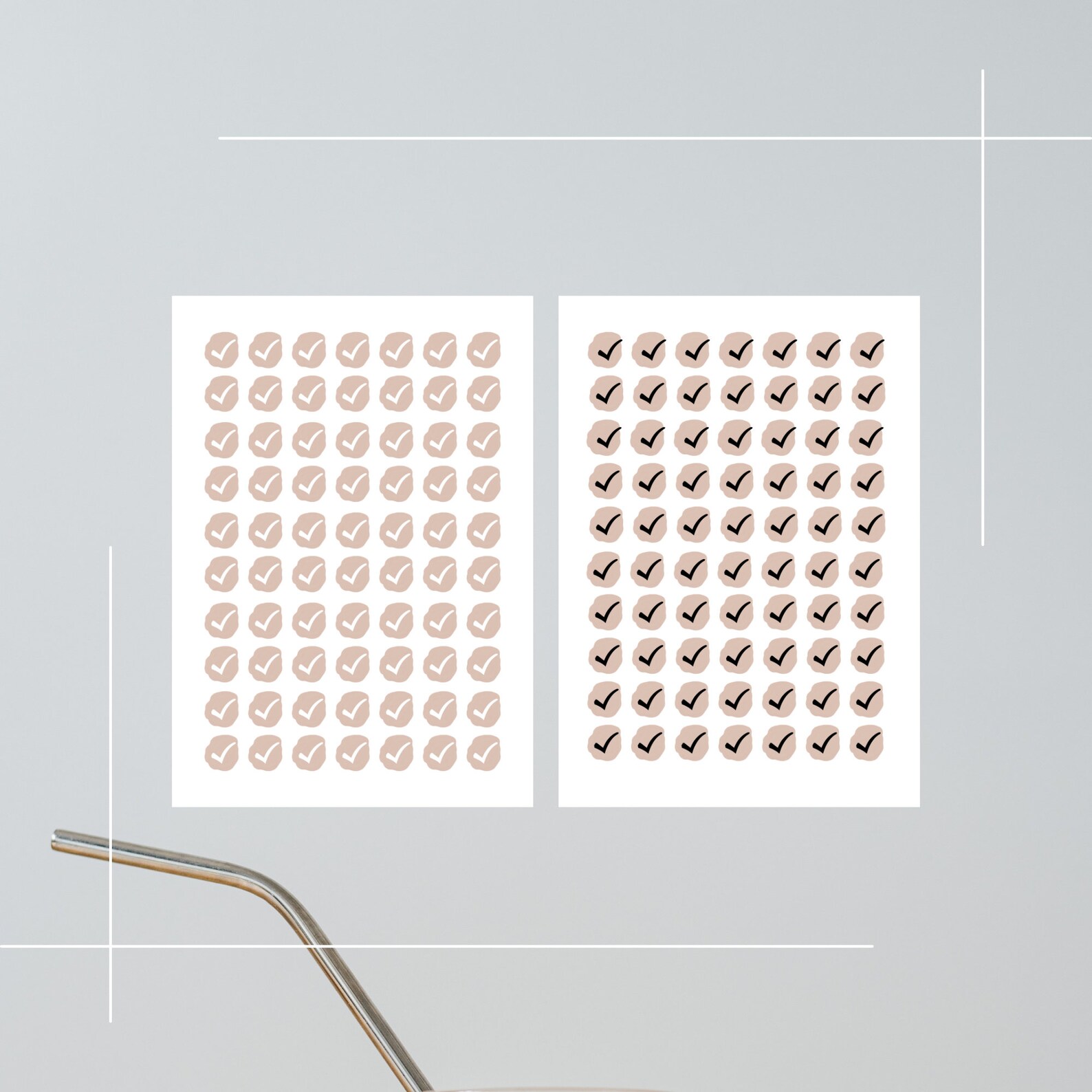Checklist Stickers Sheet Printable - Etsy