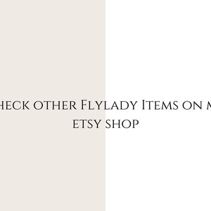 Editable Fly lady Routine: Cleaning System image 10