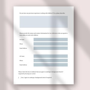 Daycare Volunteer Application Form - Simplify the Process! | Edit with Canva image 5