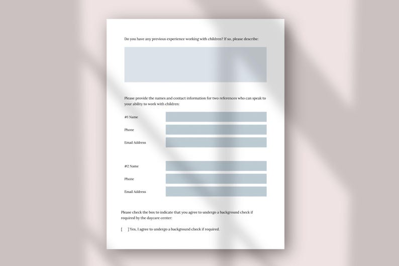 Daycare Volunteer Application Form - Simplify the Process! | Edit with Canva image 5