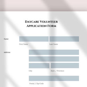Daycare Volunteer Application Form - Simplify the Process! | Edit with Canva image 7