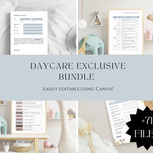 Daycare Exclusive Bundle | +71 FILES | Daycare Starter Kit | Daycare Policies