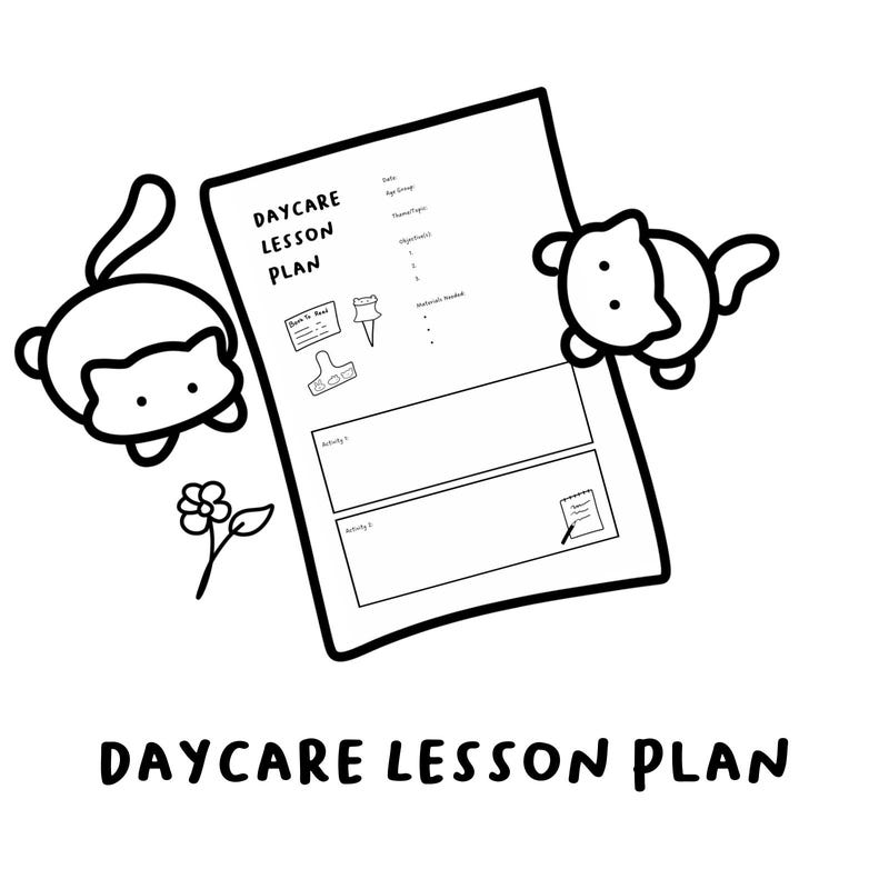 Early Childhood Lesson Plans Etsy