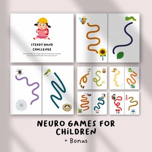 Neuro Games for Children | Brain Development Activities | Executive Function Workbook | Cognitive Skills PDF | Preschool Learning Resource