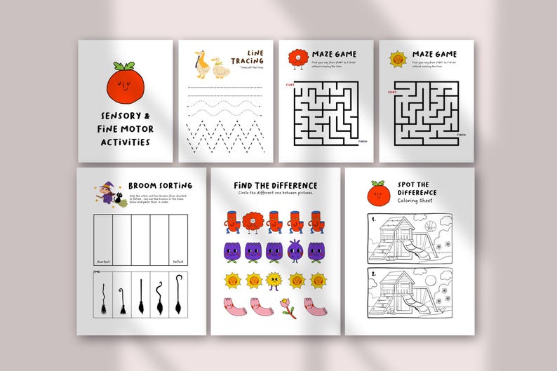 Toddler Busy Book | Printable Learning Activities | Quiet Book for Toddlers | Early Math Alphabet Emotions | Screen Free Play image 11