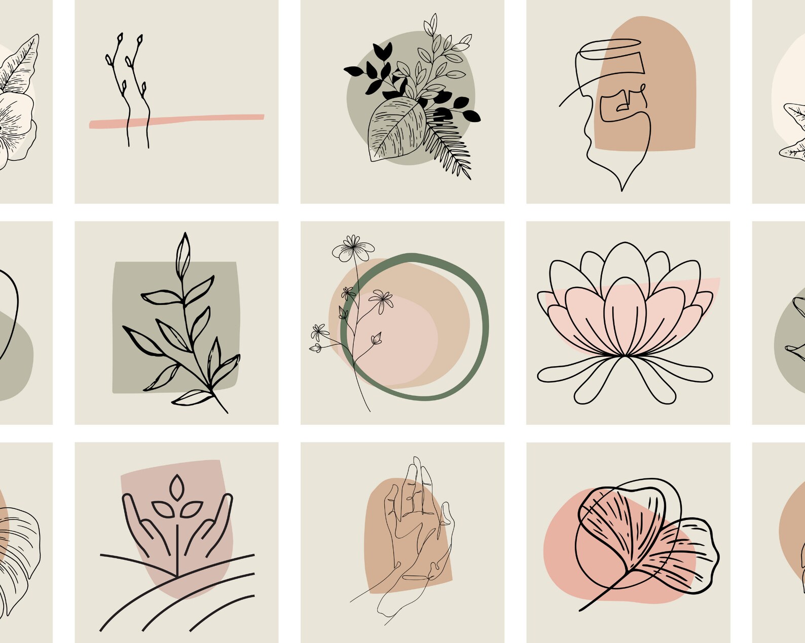 Printable Aesthetic Stickers: Flower Sticker, Bujo Stickers, or ...