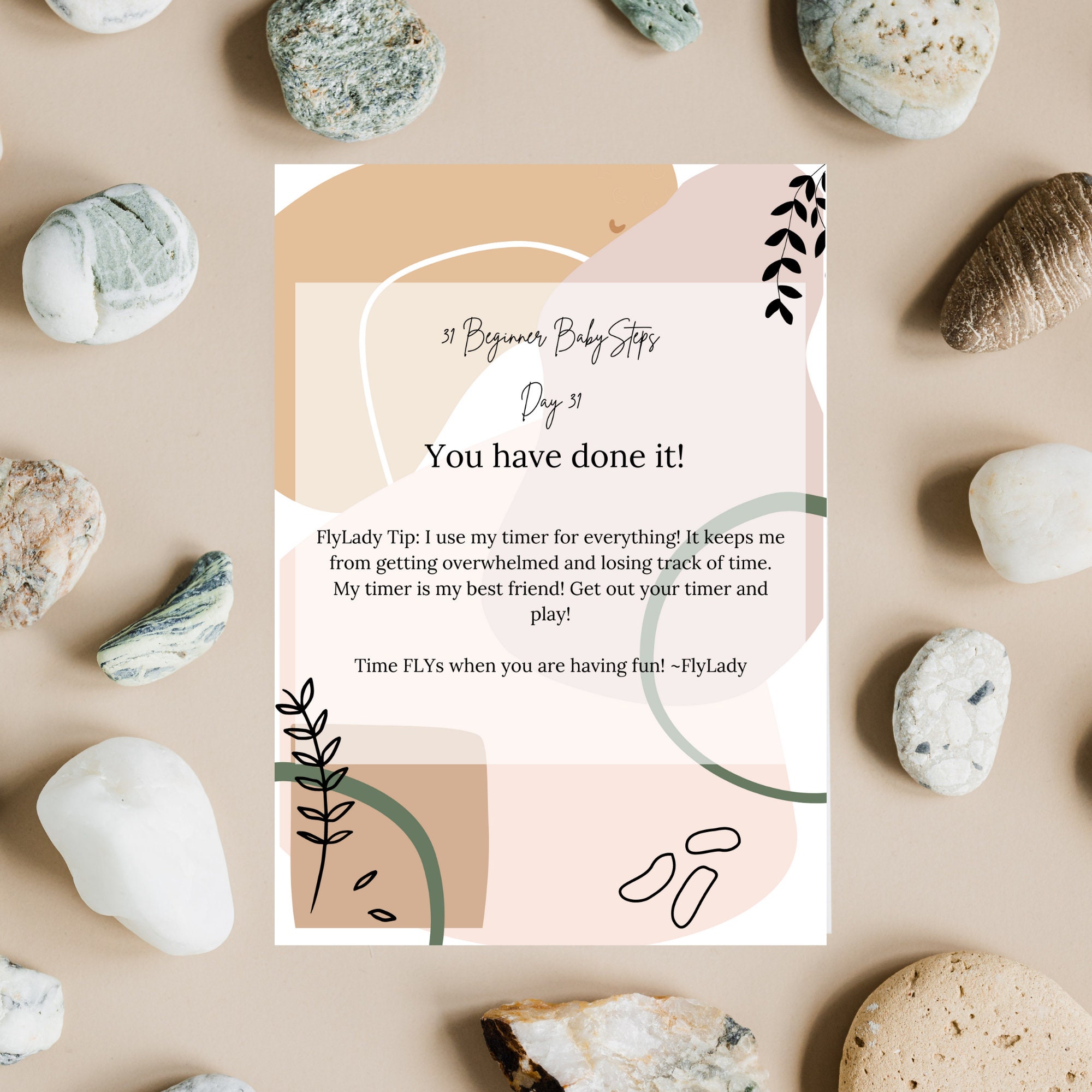 31 Beginner Babysteps Flylady's 31 Day Challenge | Etsy