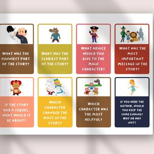 Narrative Discussion Cards for Kids | Storytelling Prompts | Reading Comprehension & Writing Activities | ESL Speaking Cards Printable image 4