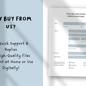 Daycare Volunteer Application Form - Simplify the Process! | Edit with Canva image 2