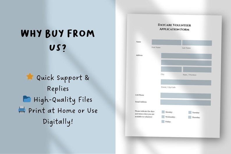 Daycare Volunteer Application Form - Simplify the Process! | Edit with Canva image 2