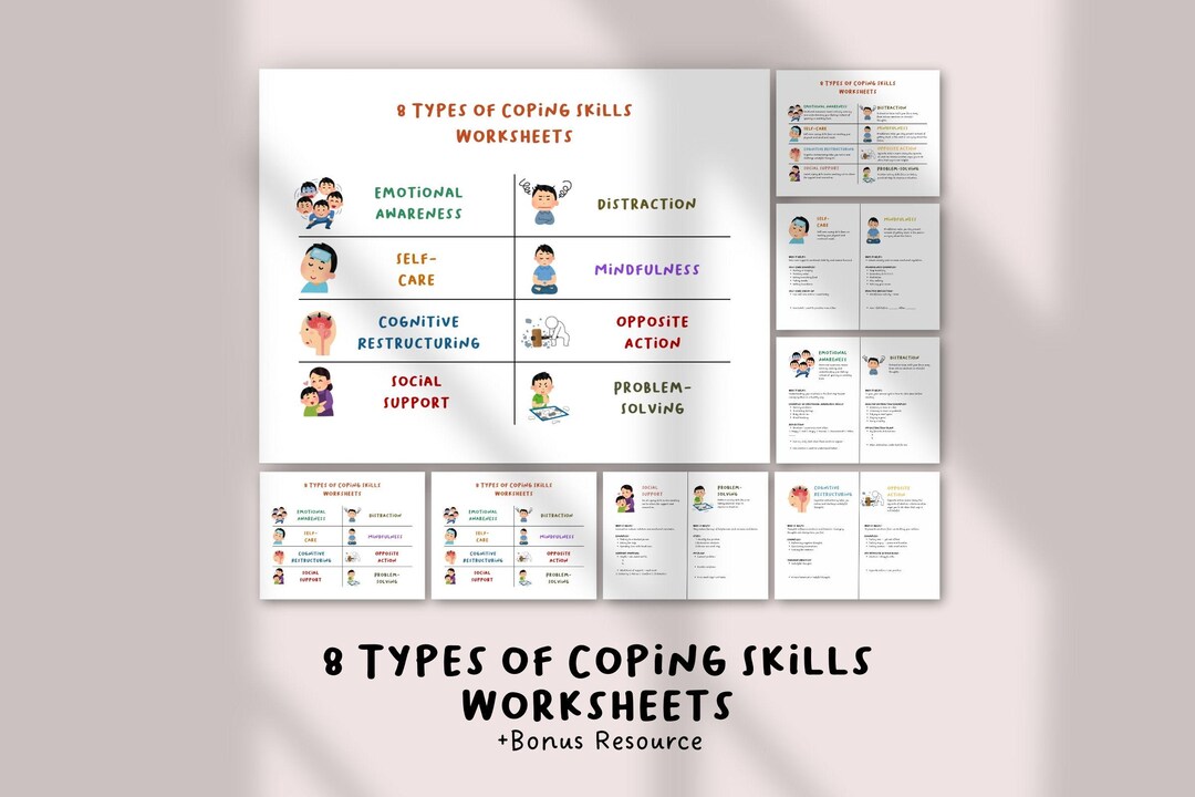 8 Types of Coping Skills | Emotional Regulation Tools | Stress ...