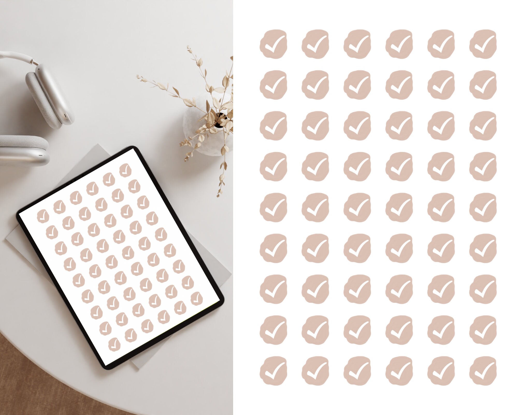 Checklist Stickers Sheet Printable - Etsy