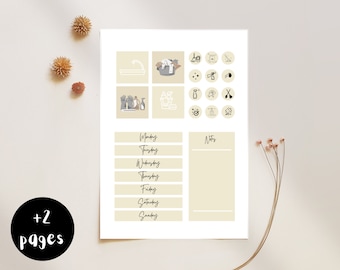 Flylady Zone Stickers and Planner Stickers : Pdf & Svg