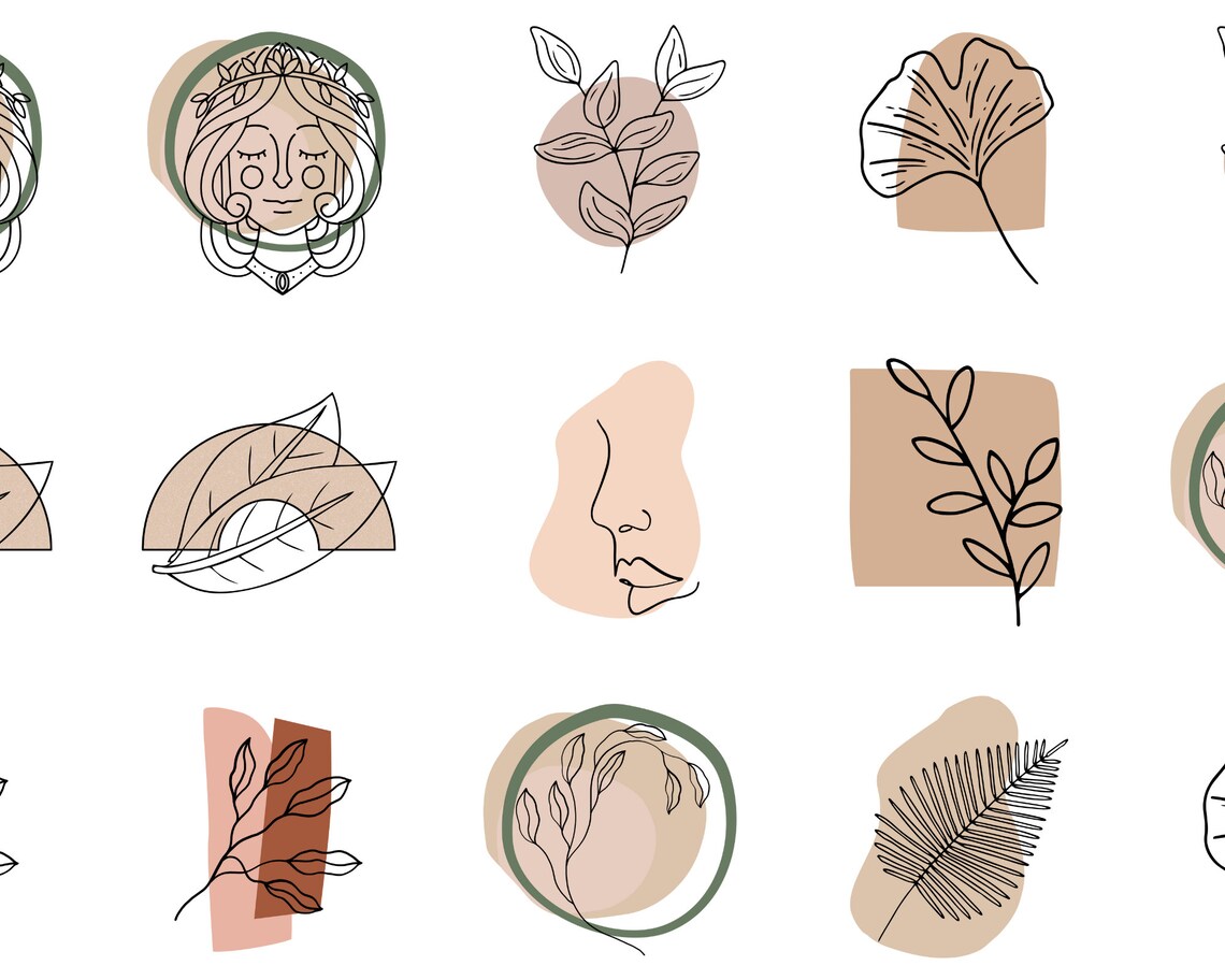 Printable Aesthetic Stickers: Flower Sticker Bujo Stickers - Etsy