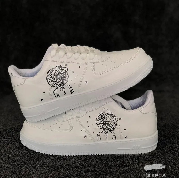 custom drawing air force 1