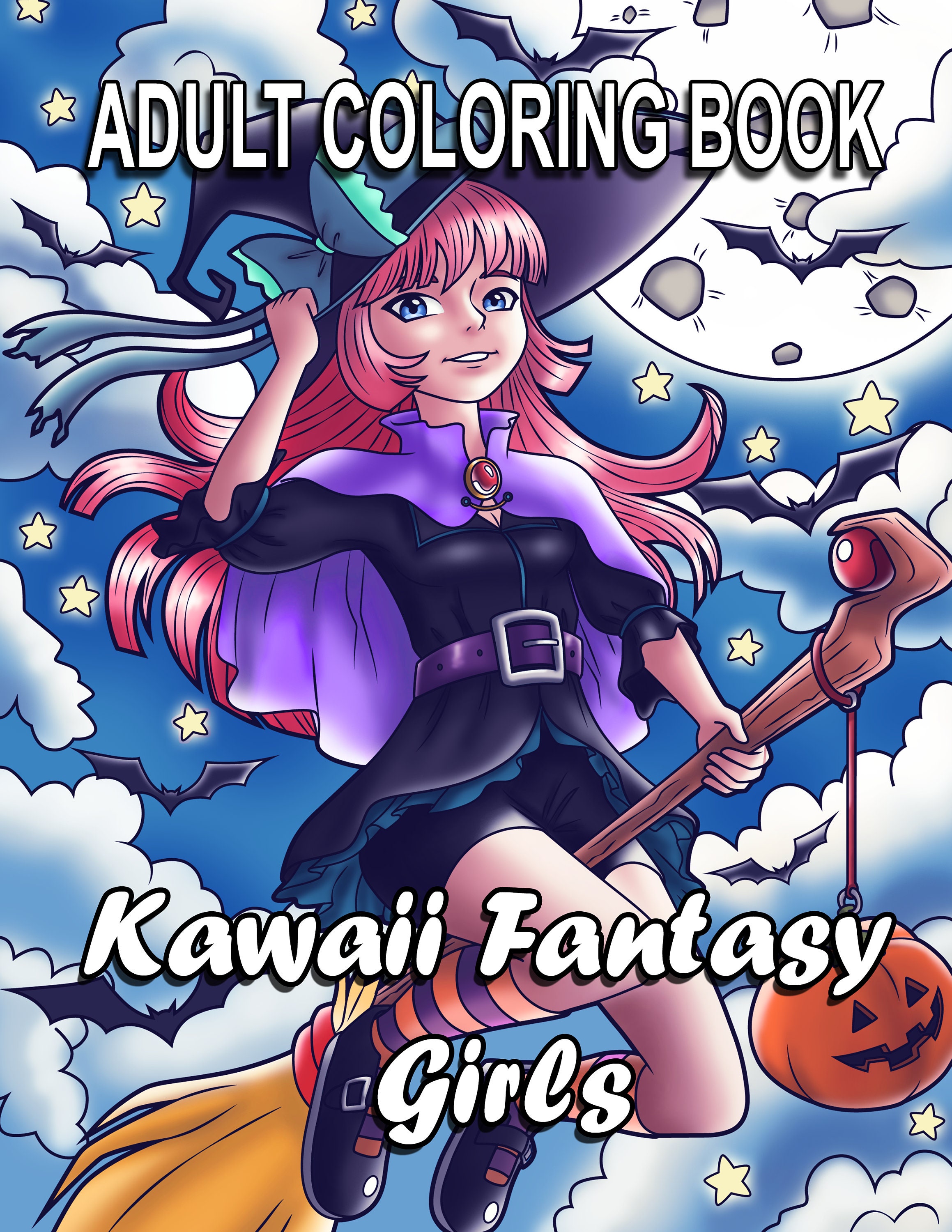 25 Coloring Pages Kawaii Adult Coloring Book Printable - Etsy