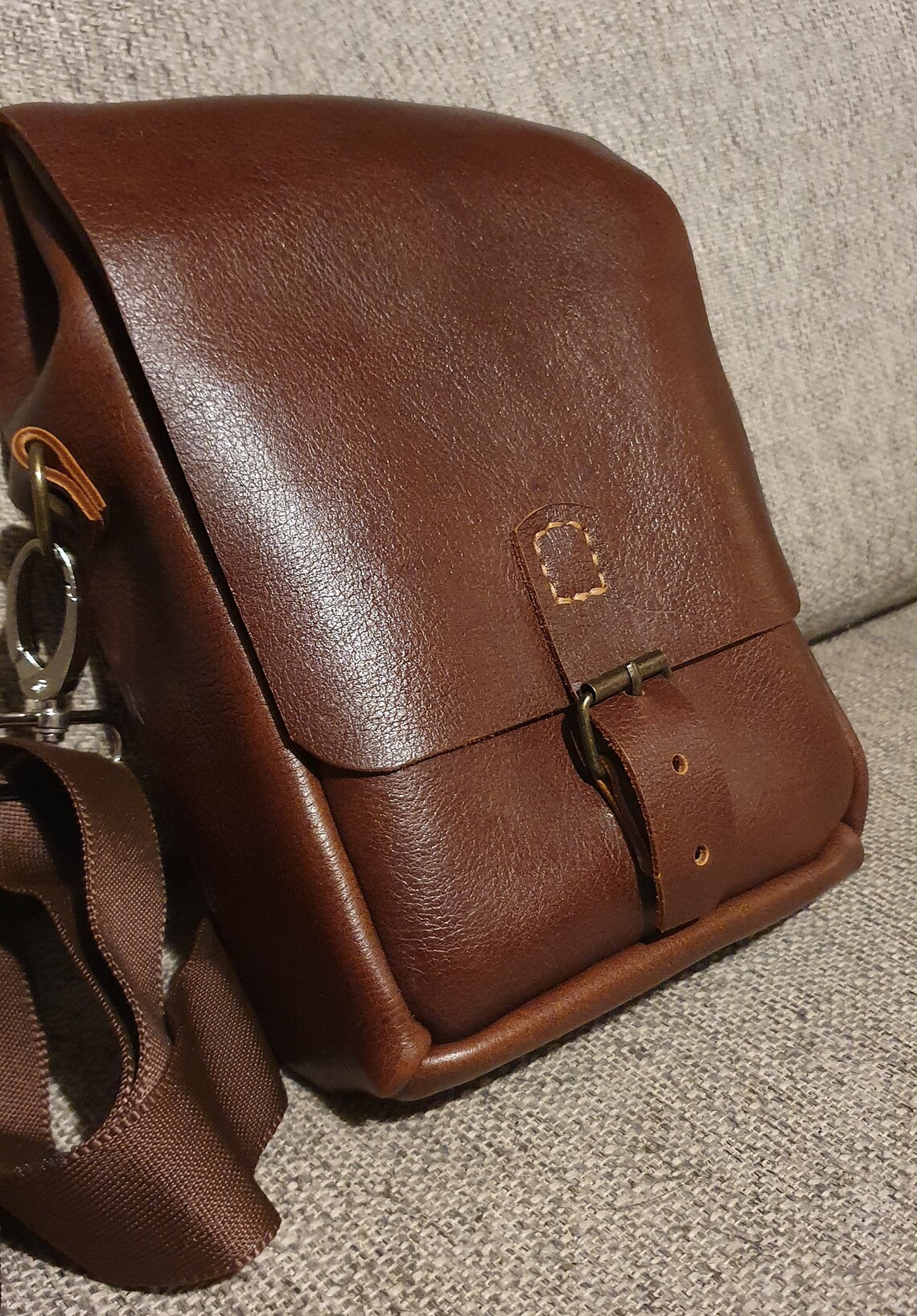Handmade Kudu leather Crossbody bag Etsy