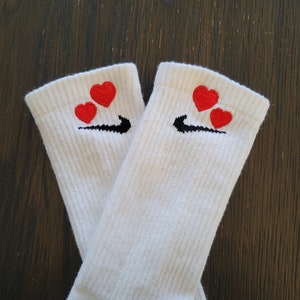 valentine nike socks