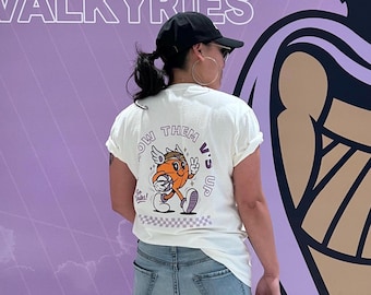 Koszulka Throw Them V's Up Valkyries | Comfort Colors 1717