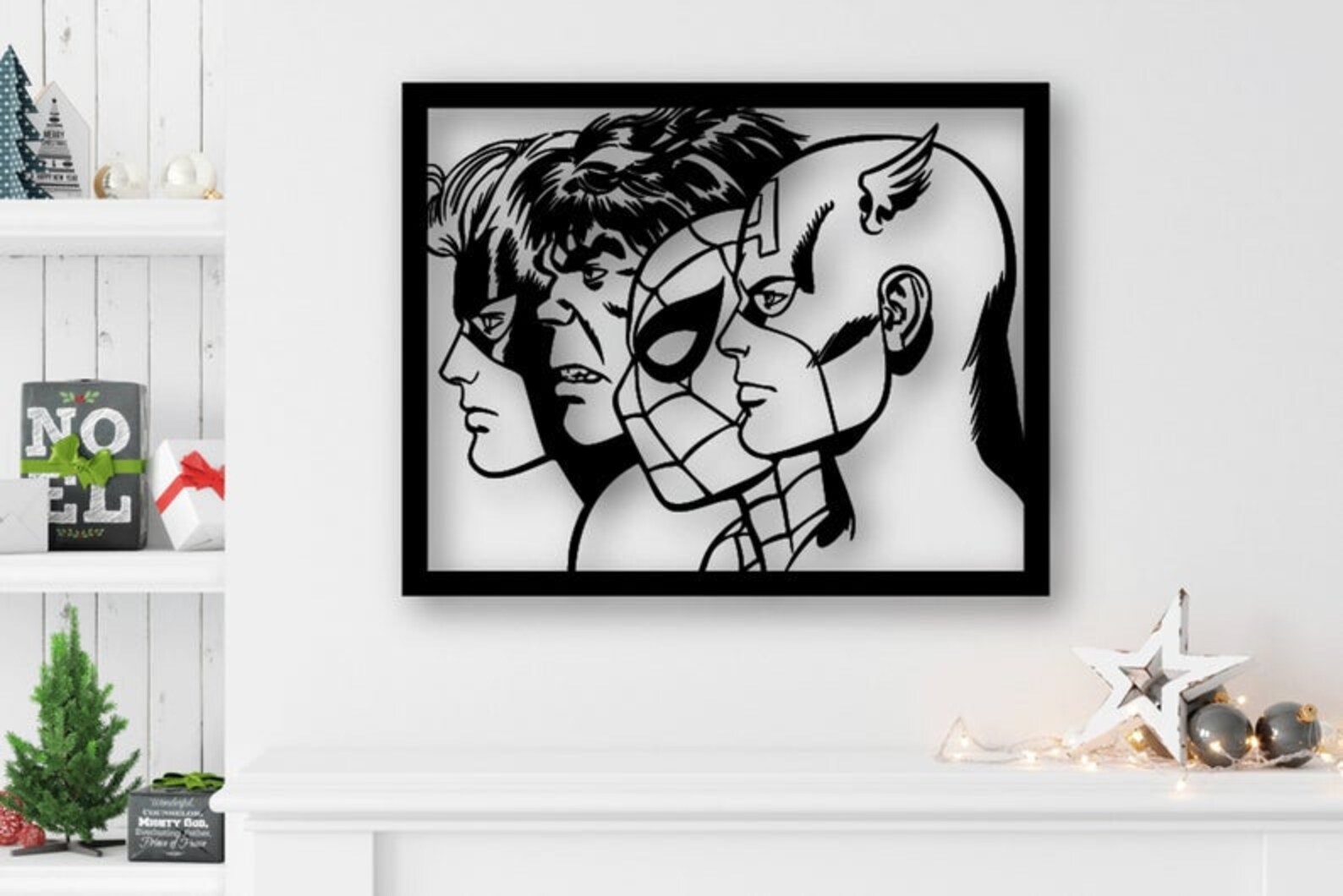 Avengers marvel Laser cut file SVG DXF vector plans Etsy