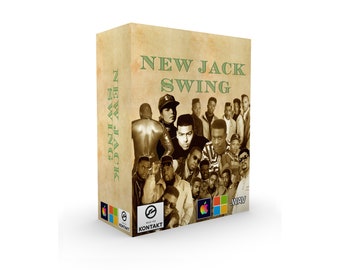 New Jack Swing 90's Rnb Library for KONTAKT + WAV (Teddy Riley, Guy, Bobby Brown, Etc) (Akai MPC, Logic, Reason)