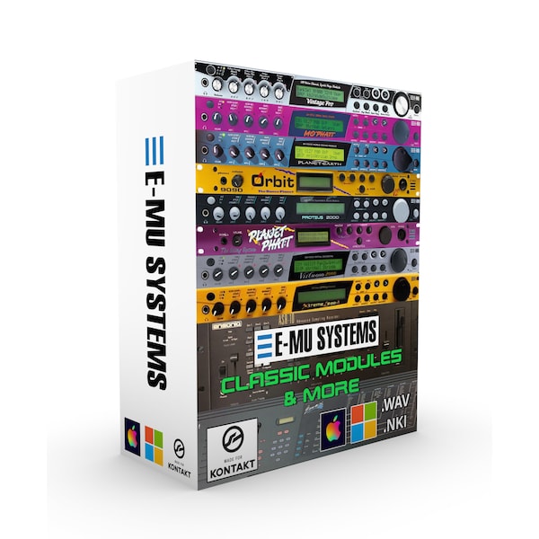 E-MU Classic Module Collection for KONTAKT + Wav (Mo Phatt, Vintage keys, Planet Earth, Proteus , and more..)