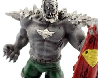 Eaglemoss dc superheld collectie speciaal doomsday beeldje in doos mint #01