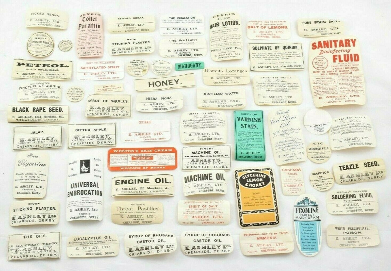 Vintage Medicine Cure Bottle Labels Pharmacy Apothecary Etsy