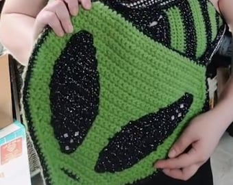 Alien Bag Crochet Pattern | Beginner Crochet PDF