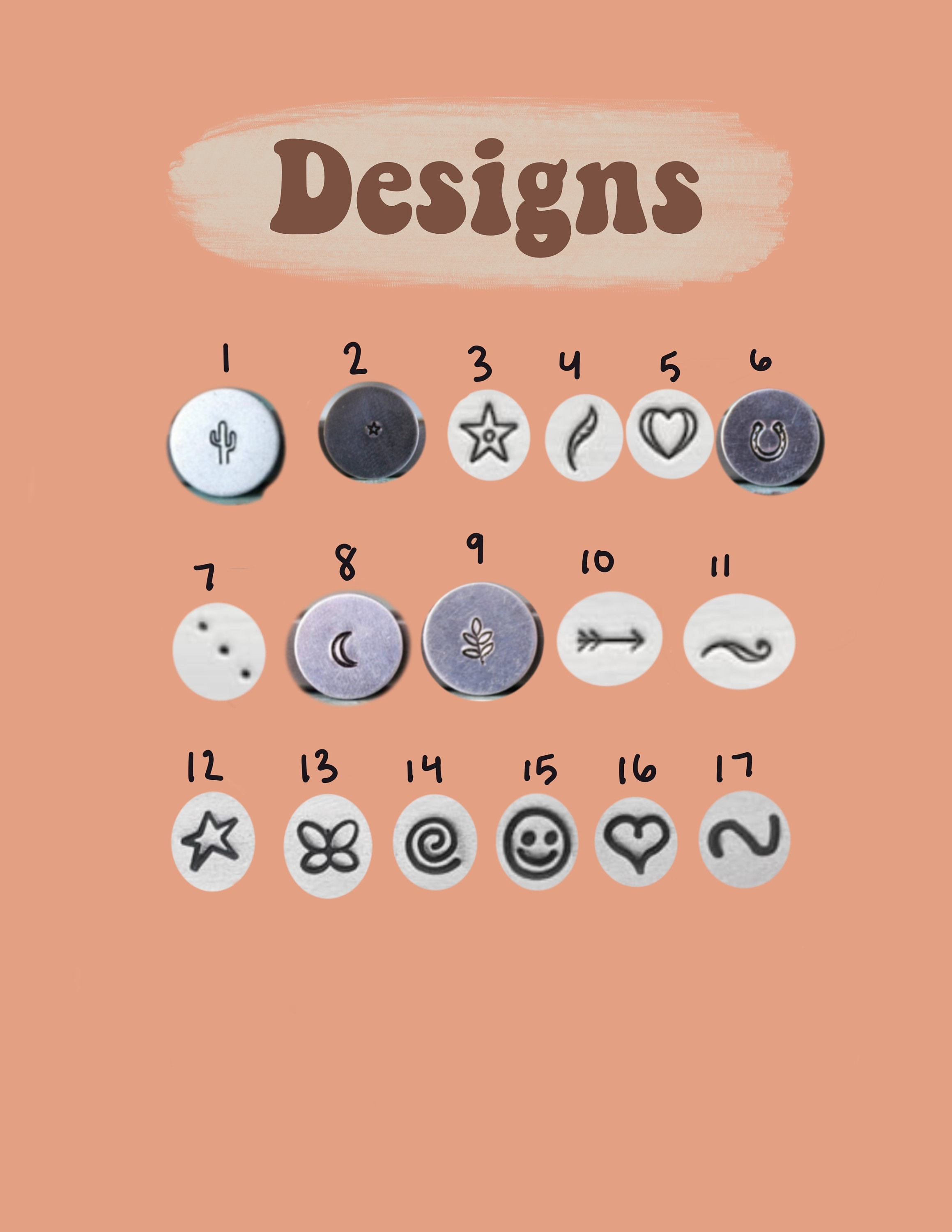 Custom Stamp Ring initial ring stackable ring gift for Etsy