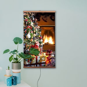 Heater - Infrared Wall Eco Portable Electric 3000 BTU w/ High Quality Picture &quot;Christmas Tree&quot; Folded Indoor 41&#39;&#39;x 24&#39;&#39;