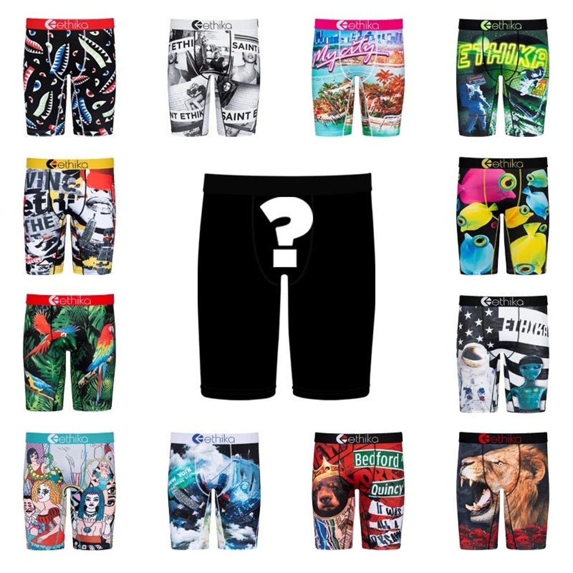 MEN ETHIKA BOXERS randomly selected Etsy