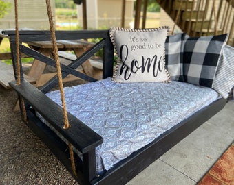 LOCAL pick up ONLY* X-back farmhouse style porch swing