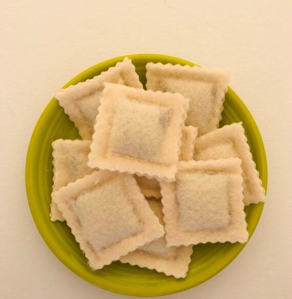 Ravioli Play Felt Food Etsy